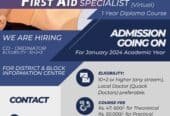 FIRST AID SPECIALIST DIPLOMA