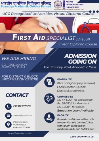 FIRST AID SPECIALIST DIPLOMA