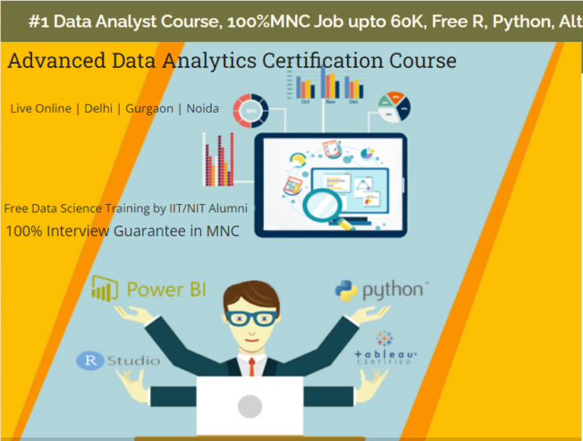 Data Analyst Course in Delhi, Free Python and Power BI, Holi